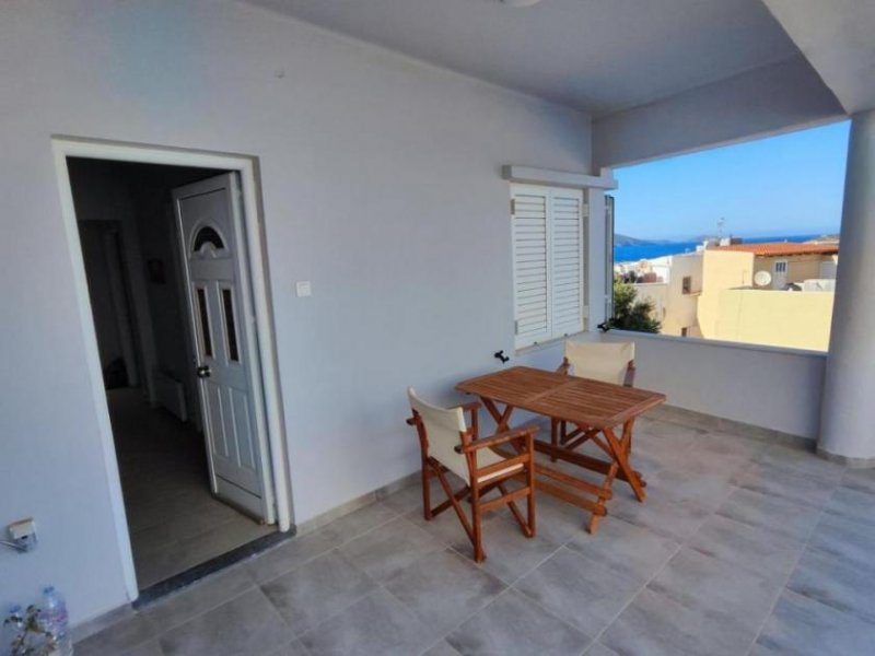 Agios Nikolaos Kreta, Agios Nikolaos: 3-Zimmer-Wohnung mit Meerblick in Zentrumsnähe zu verkaufen Wohnung kaufen